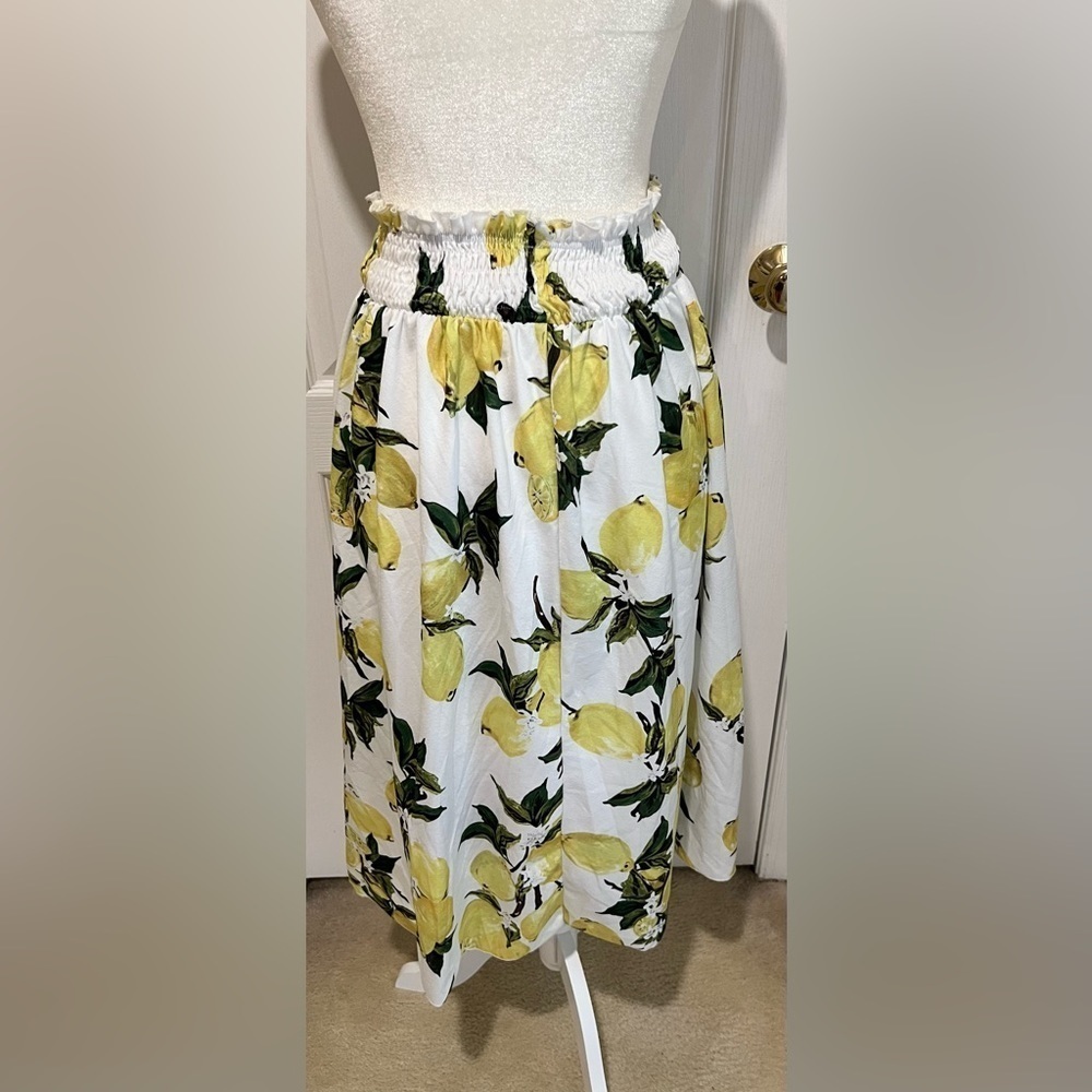 Lemon print skirt - medium - Picture 4 of 4